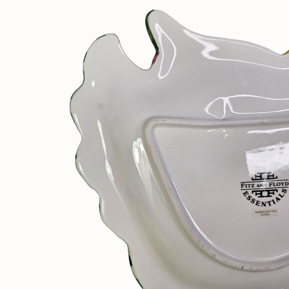 Fitz And Floyd Gypsy Chick Dish Handpainted Ceramic Canape Plate Wall Hanging - Picture 6 of 10